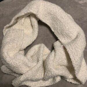 Womens cream Knitted Ring Scarf